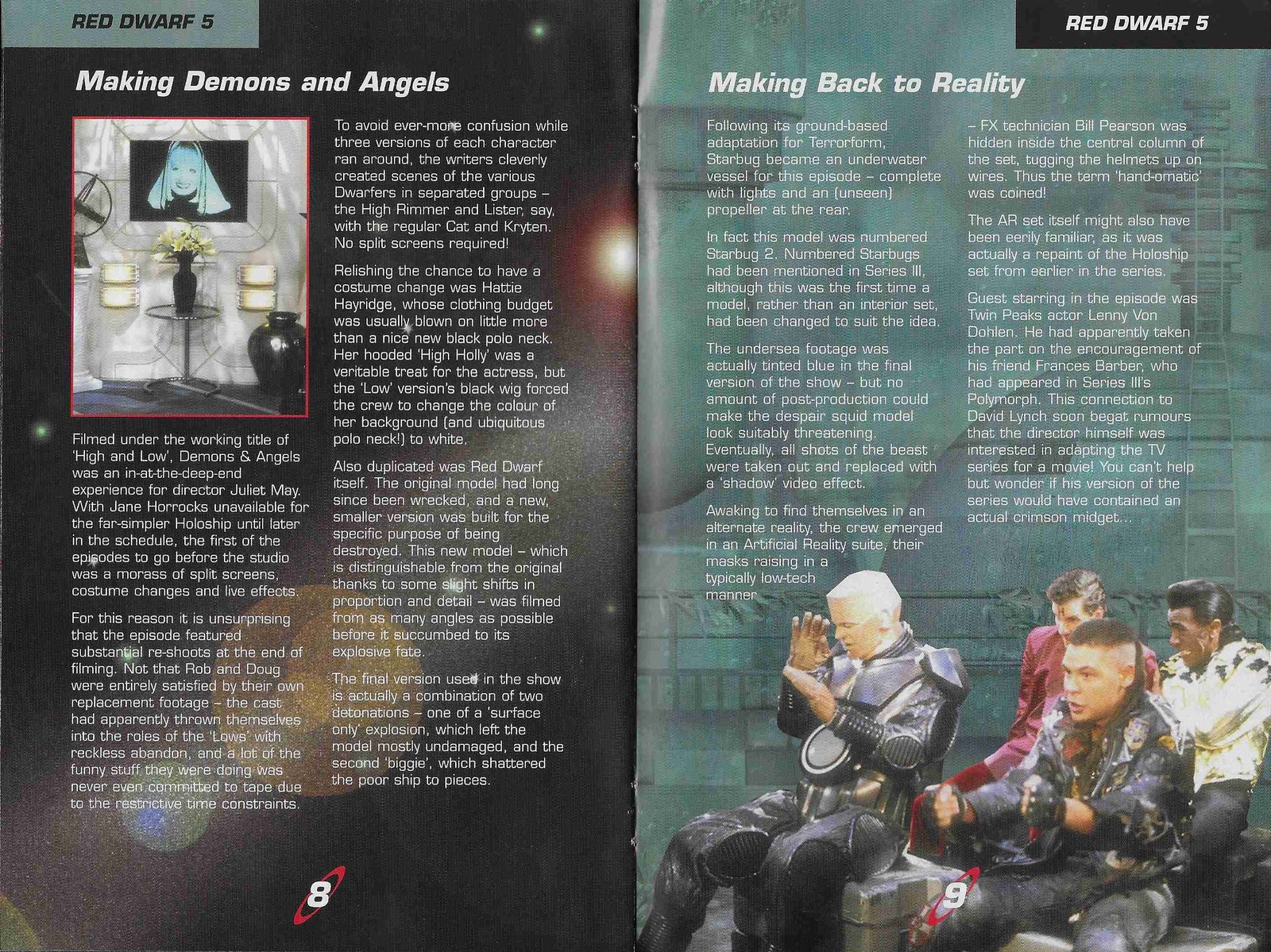 Inserts from BBCDVD 1371
